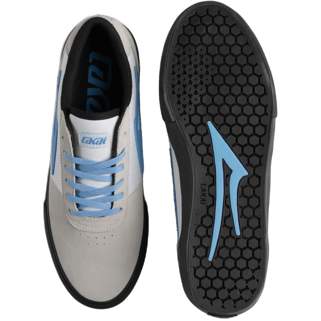 lakai shoes manchester (white/black/sky) lakai shoes manchester (white/black/sky)