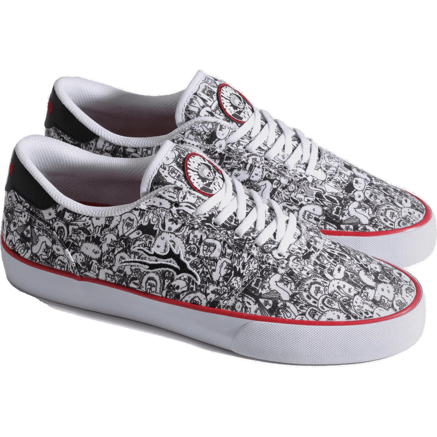 lakai shoes manchester (white/canvas/print) lakai shoes manchester (white/canvas/print)