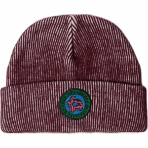 parra beanie forgotten hobbies (dark red)