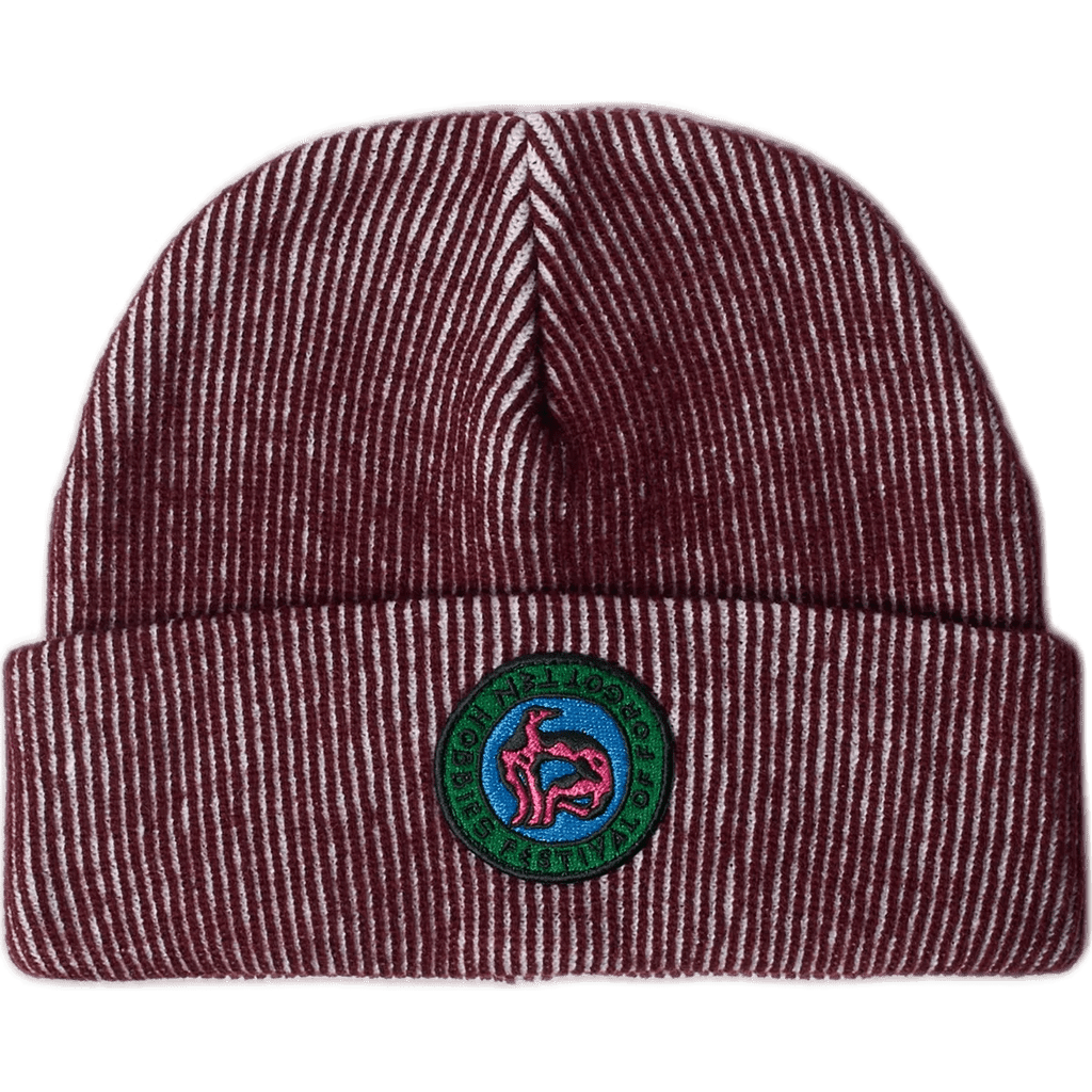 parra beanie forgotten hobbies (dark red) parra beanie forgotten hobbies (dark red)