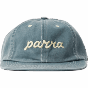 parra cap 6 panel lowercase script (blue) parra cap 6 panel lowercase script (blue)