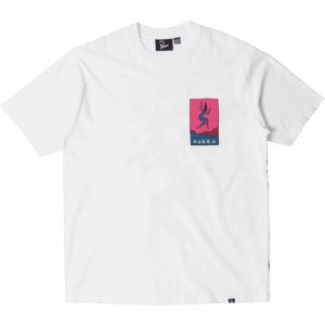 parra tee shirt not listening (white)