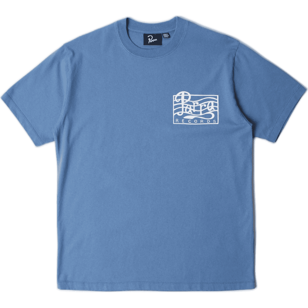 parra tee shirt parra records (blue) parra tee shirt parra records (blue)