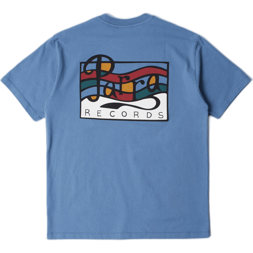 parra tee shirt parra records (blue) parra tee shirt parra records (blue)