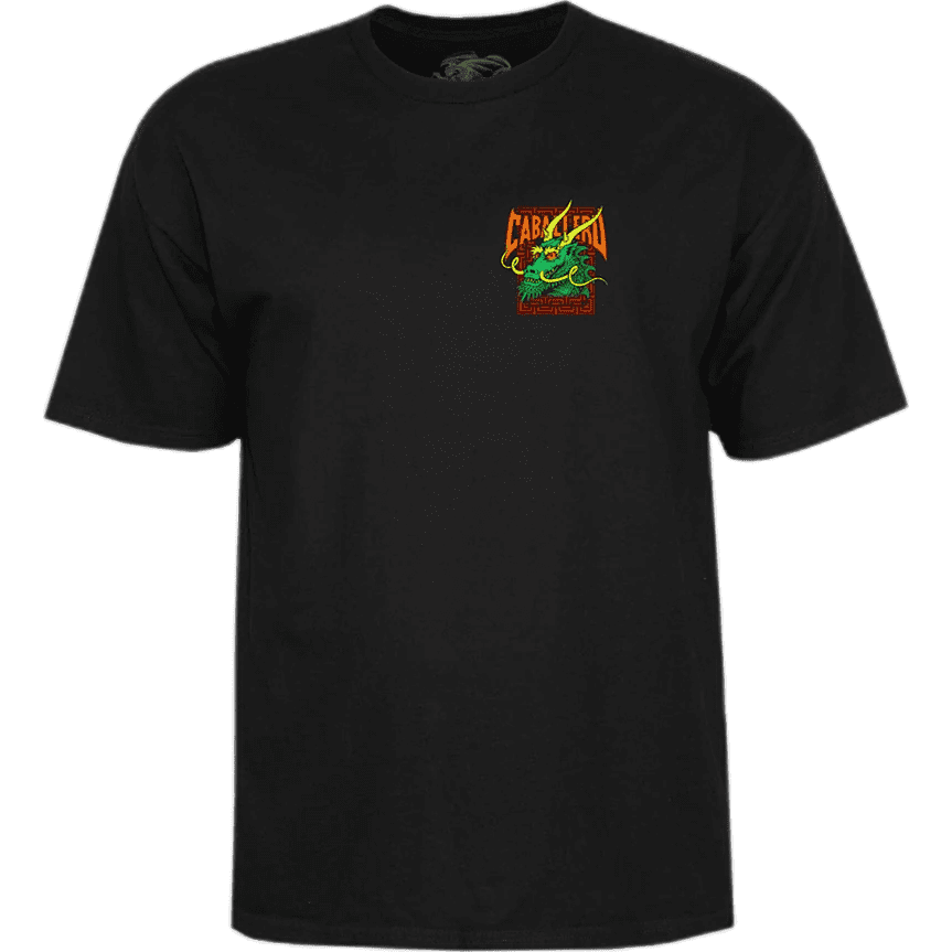 powell peralta tee shirt steve caballero street dragon (black) powell peralta tee shirt steve caballero street dragon (black)