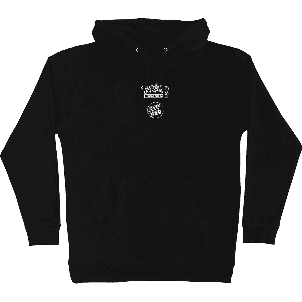 santa cruz sweatshirt pokémon tcg hood power dot (black) santa cruz sweatshirt pokémon tcg hood power dot (black)