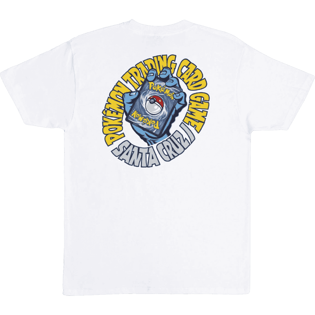 santa cruz tee shirt pokémon tcg hand (white) santa cruz tee shirt pokémon tcg hand (white)