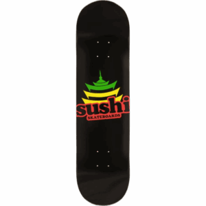 sushi board pagoda (black) 8.125