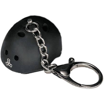 triple 8 keychain mini helmet (black) triple 8 keychain mini helmet (black)