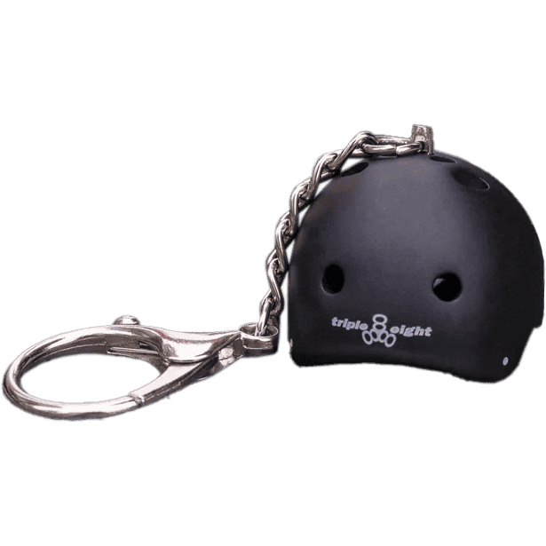 triple 8 keychain mini helmet (black) triple 8 keychain mini helmet (black)