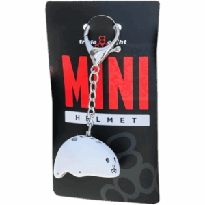 triple 8 keychain mini helmet (white)