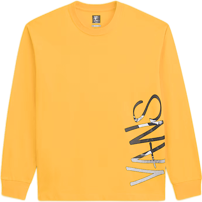 vans tee shirt long sleeves atiba (sunny yellow) vans tee shirt long sleeves atiba (sunny yellow)