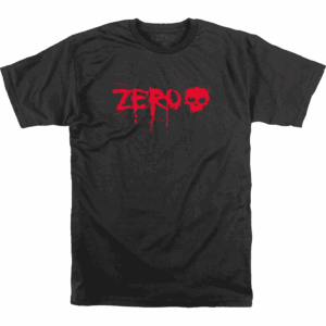 zero tee shirt blood (black)